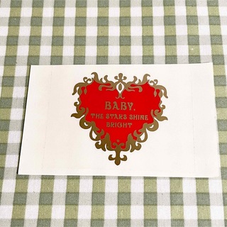 BABY,THE STARS SHINE BRIGHT - BABY ベイビー ショップシール 1枚