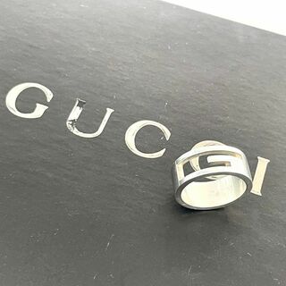 グッチ(Gucci)のGUCCI グッチ 12号 i1 カットアウトG リング 指輪 シルバー(リング(指輪))