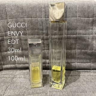 グッチ(Gucci)の廃盤品 GUCCI グッチ ENVY エンヴィ オードトワレ30ml 100ml(香水(女性用))