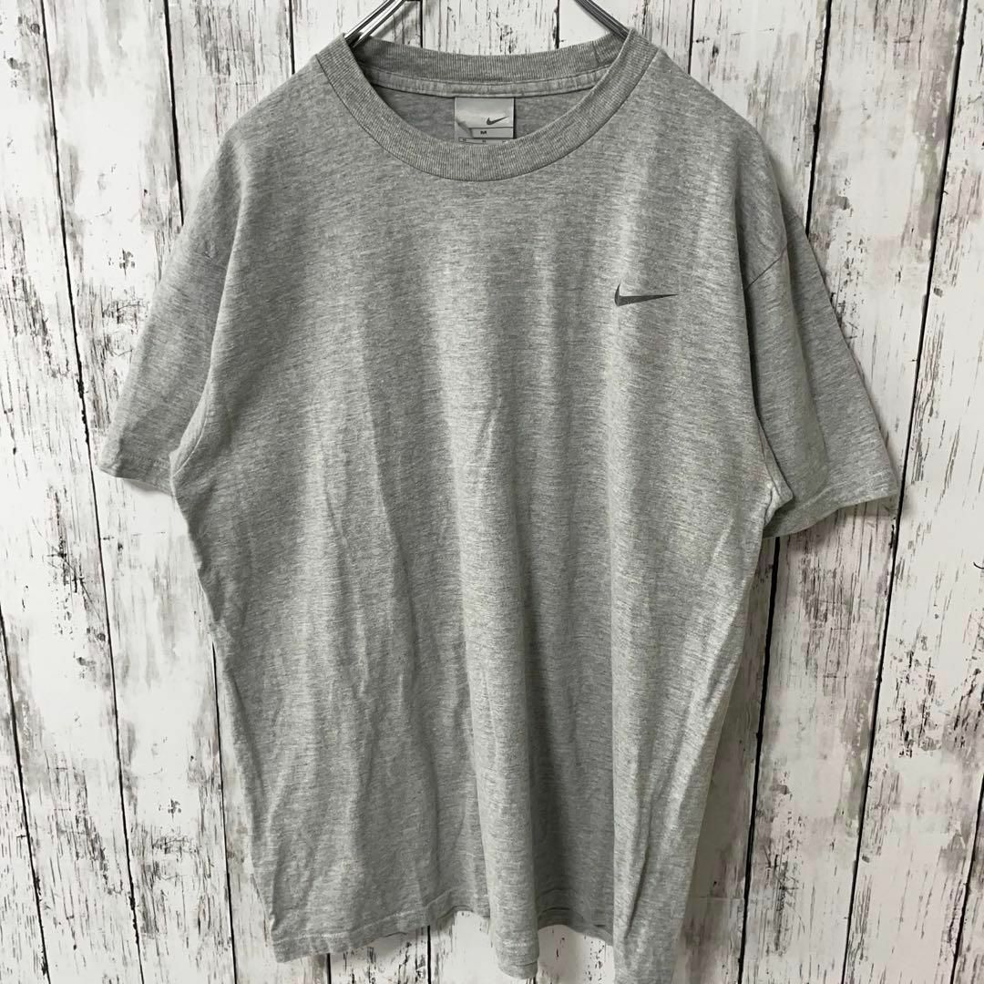 NIKE(ナイキ)のナイキ　アメリカ古着 スウォッシュロゴTシャツ グレー　メンズ メンズのトップス(Tシャツ/カットソー(半袖/袖なし))の商品写真