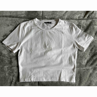 ザラ(ZARA)のTシャツ（白）(Tシャツ(半袖/袖なし))