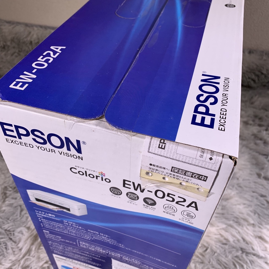 EPSON(エプソン)の【未開封品】EPSON カラリオ EW-052A プリンター スマホ/家電/カメラのPC/タブレット(PC周辺機器)の商品写真