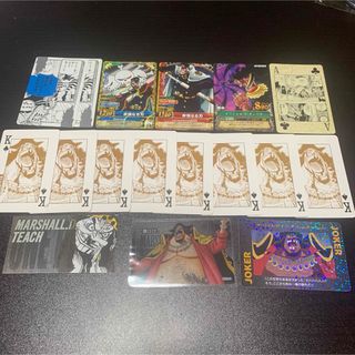 ワンピース(ONE PIECE)の黒ひげ カード トランプ まとめ売り(カード)