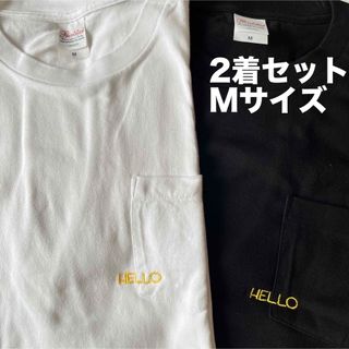 ジギーズショップ(JIGGYS SHOP)のJIGGYS SHOP  Hello刺繍ポケットTシャツ(Tシャツ(半袖/袖なし))