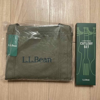 エルエルビーン(L.L.Bean)の【新品・タグ付き】L.L.Bean  グローサリートート  オリーブ　カトラリー(トートバッグ)