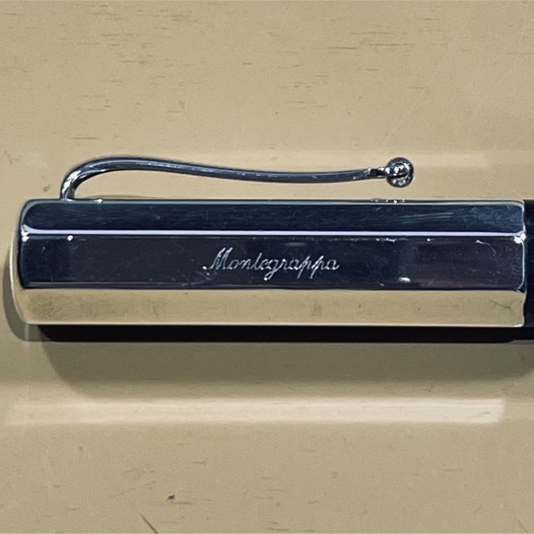 MONTEGRAPPA モンテグラッパ シルバー ボールペン 八角 インテリア/住まい/日用品の文房具(ペン/マーカー)の商品写真