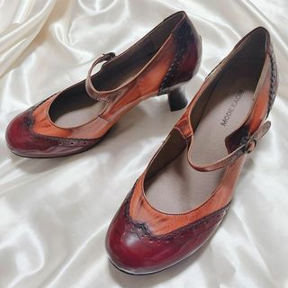 MODE KAORI ハイヒール アンティーク風 レッド