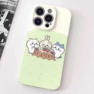 iPhoneX用　ちいかわ　うさぎ　カバー　ケース　ハチワレ(iPhoneケース)