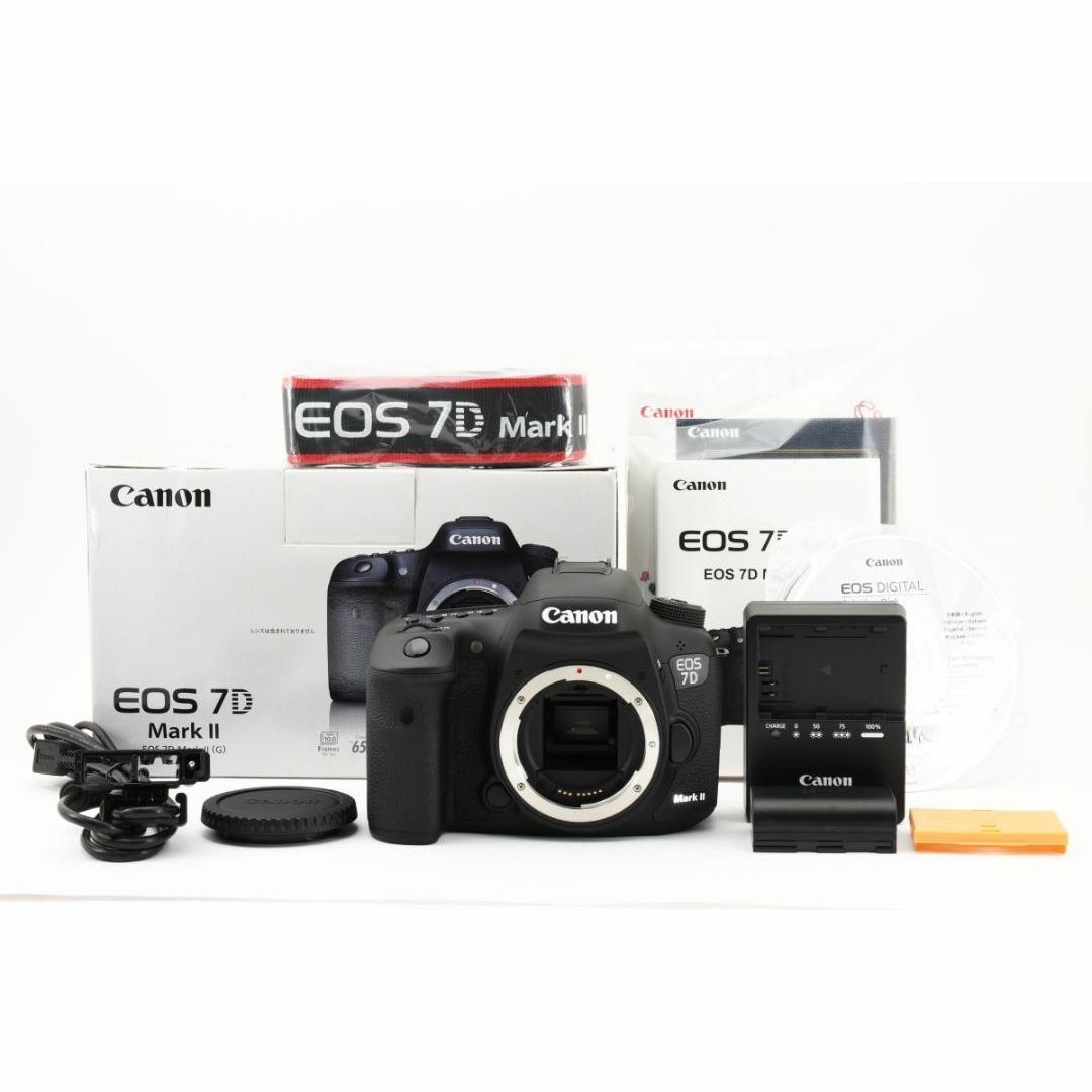 Canon(キヤノン)の【ほぼ新品】Canon EOS 7D MarkII《ショット数わずか246回》 スマホ/家電/カメラのカメラ(デジタル一眼)の商品写真