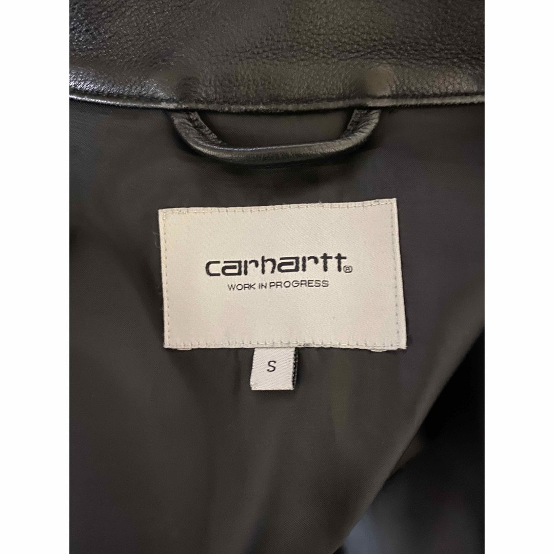 Charhartt WIP(カーハートダブリューアイピー)のCarhartt LEATHER CHORE COAT カーハート サイズS メンズのジャケット/アウター(カバーオール)の商品写真