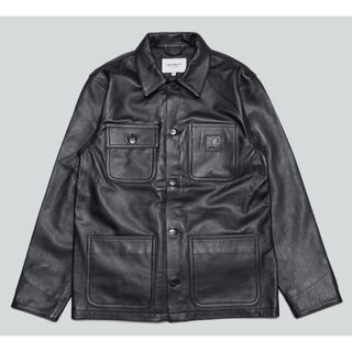 カーハートダブリューアイピー(Charhartt WIP)のCarhartt LEATHER CHORE COAT カーハート サイズS(カバーオール)