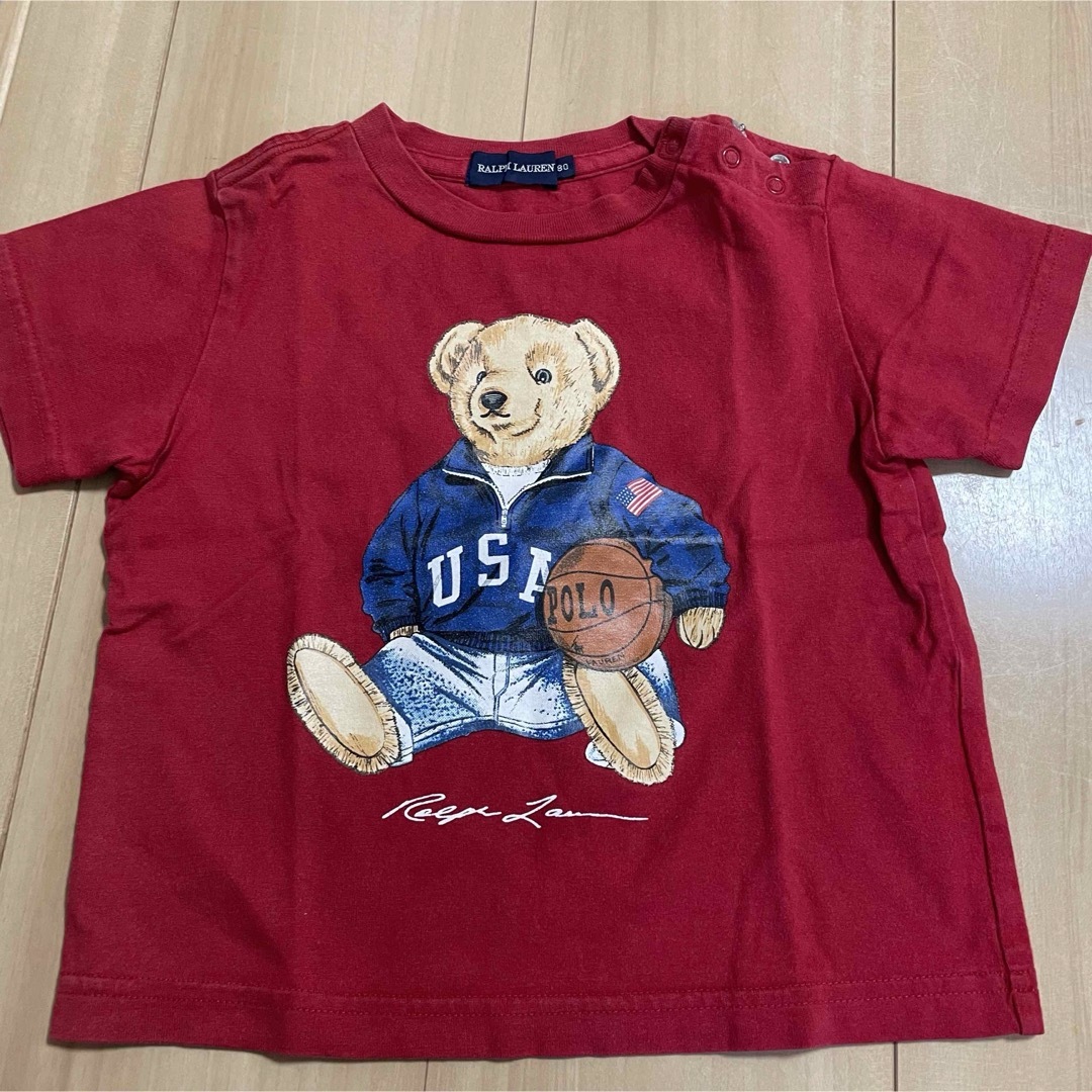 POLO RALPH LAUREN(ポロラルフローレン)のポロベア　Tシャツ　80 キッズ/ベビー/マタニティのベビー服(~85cm)(Ｔシャツ)の商品写真