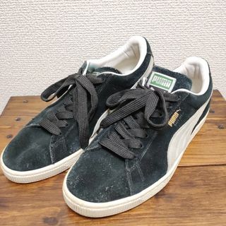 PUMA SUEDE BLACK　黒　24.0cm(スニーカー)