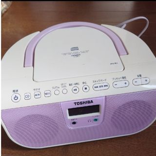 トウシバ(東芝)の◆TOSHIBA♡CDプレーヤー◆(ポータブルプレーヤー)