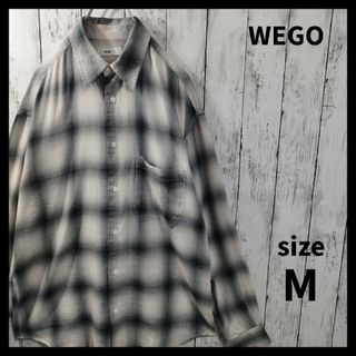 【WEGO】Oversize Plaid Shirt