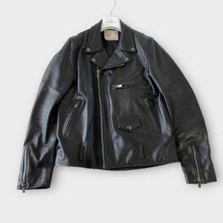 sacai - sacai サカイ ライダースジャケット ダブル テープデザイン カウハイド