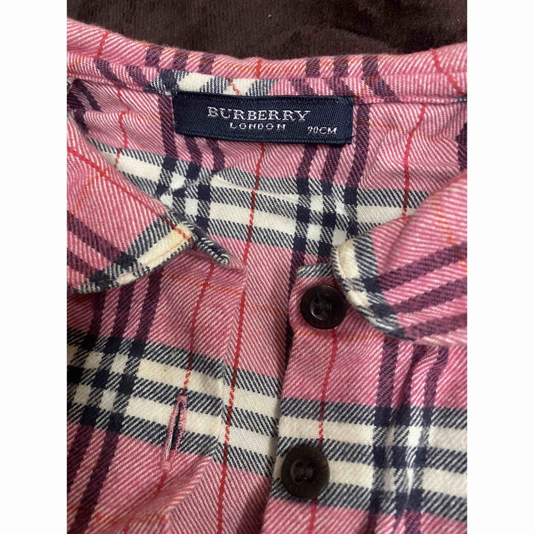 BURBERRY(バーバリー)の🍎送料無料💓子供　キッズ　女の子　バーバリー　長袖　ワンピース　90 キッズ/ベビー/マタニティのキッズ服女の子用(90cm~)(ワンピース)の商品写真