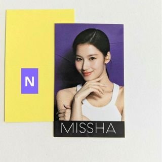 トゥワイス(TWICE)のN１枚　シール　MISSHA　ステッカー　サナ　TWICE　ミシャ　ビタシー(その他)