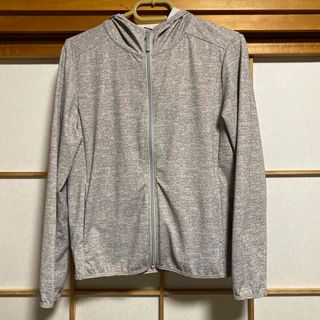 UNIQLO パーカー　キッズ　ドライ　UVカット　140 グレー