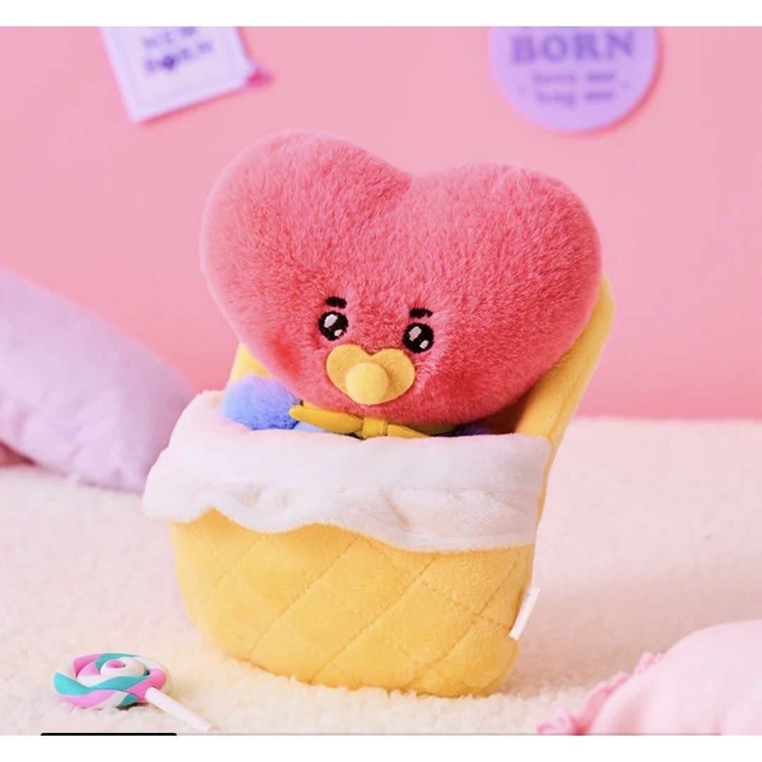 BT21(ビーティーイシビル)のBT21 NEWBORN BABY ぬいぐるみ  COOKY &TATA エンタメ/ホビーのおもちゃ/ぬいぐるみ(ぬいぐるみ)の商品写真