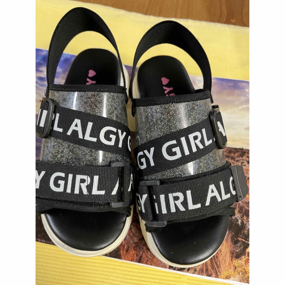 ALGY(アルジー)のALGYgirl アルジー サンダル 女の子 キッズ/ベビー/マタニティのキッズ靴/シューズ(15cm~)(サンダル)の商品写真