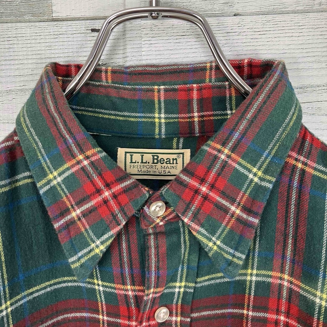 L.L.Bean(エルエルビーン)のL.L.Bean エルエルビーン USA製 80s チェック ネルシャツ メンズのトップス(シャツ)の商品写真