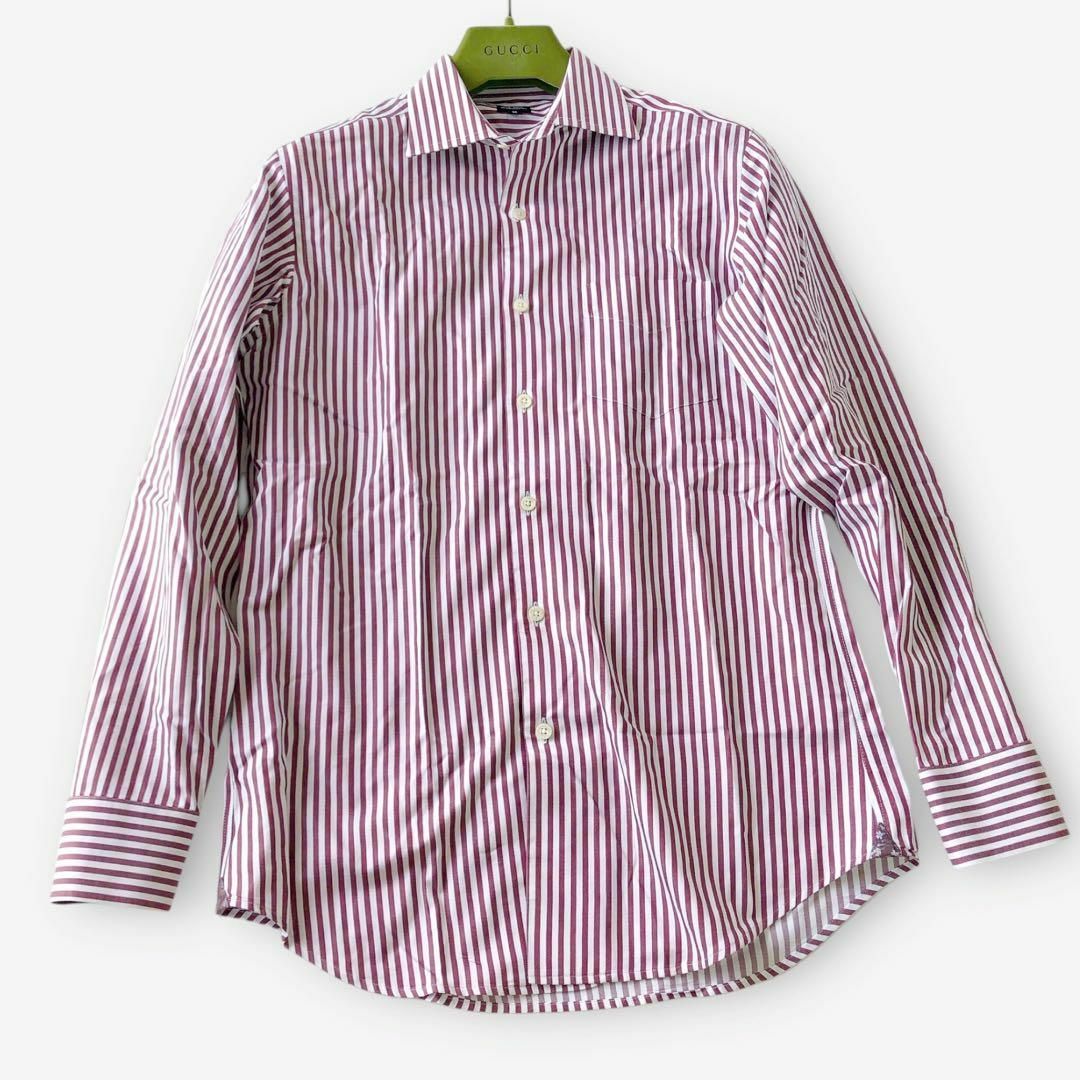 Paul Smith(ポールスミス)のPaul Smith M〜L ポールスミス 長袖 シャツ ストライプ　花柄 メンズのトップス(Tシャツ/カットソー(七分/長袖))の商品写真