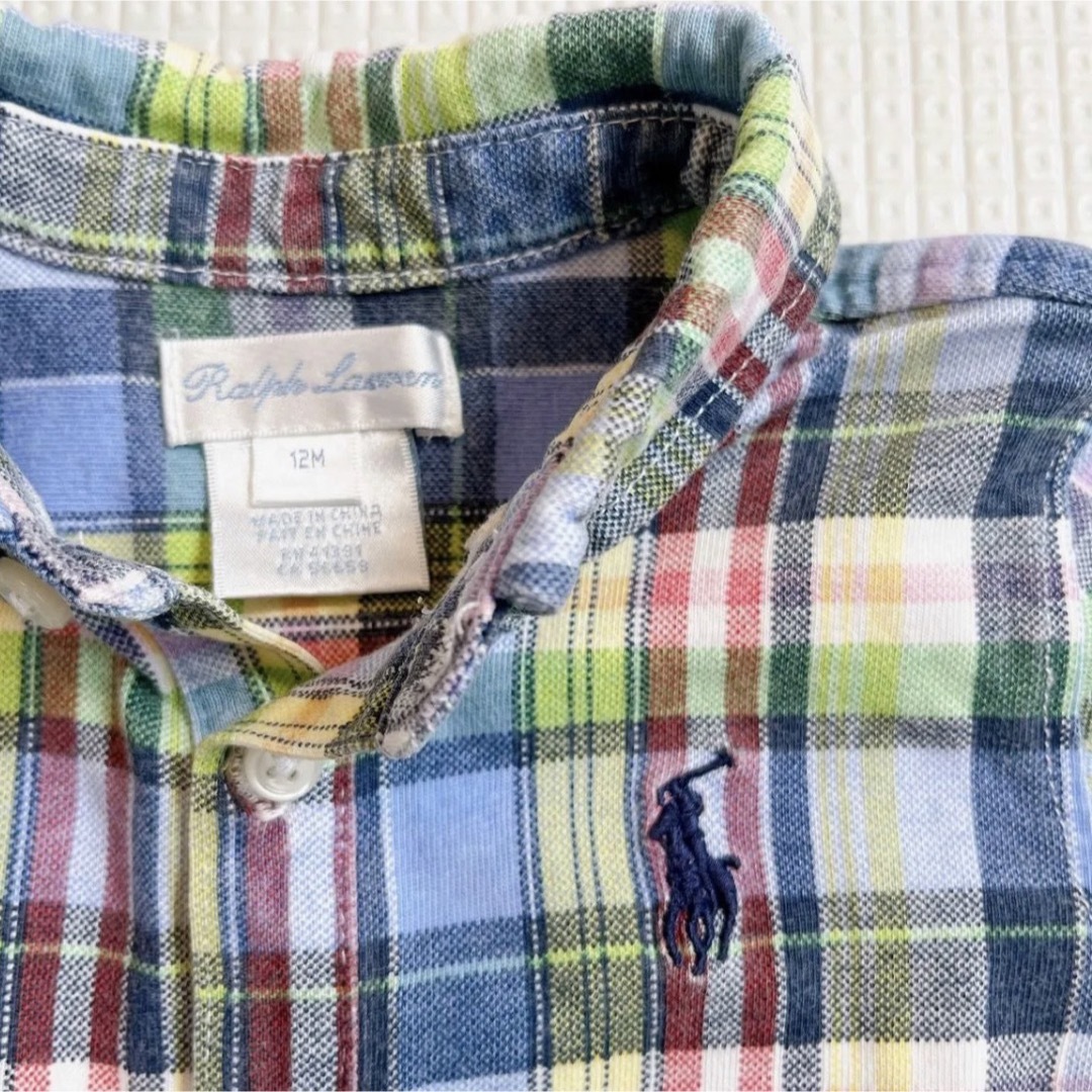 Ralph Lauren(ラルフローレン)のラルフローレン ロンパース ショートオール 半袖 12M 80cm まとめ売り キッズ/ベビー/マタニティのベビー服(~85cm)(ロンパース)の商品写真