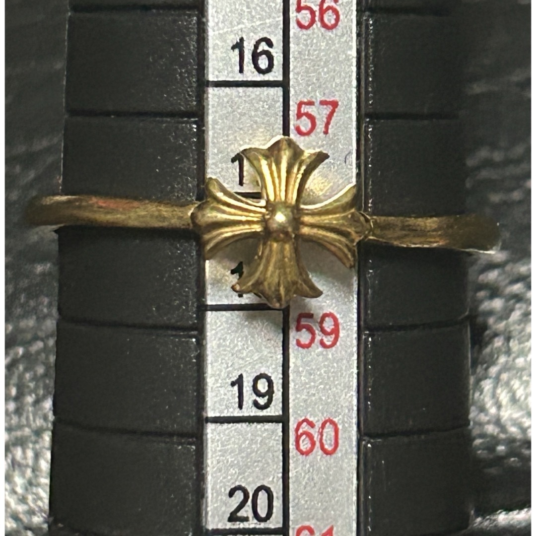 Chrome Hearts(クロムハーツ)のクロムハーツ　22K バブルガムCHプラス ゴールドリング メンズのアクセサリー(リング(指輪))の商品写真