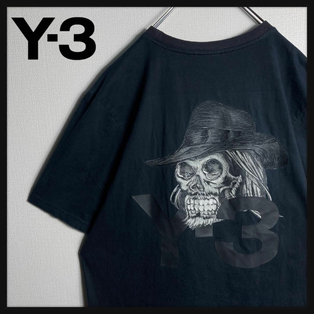 Y-3(ワイスリー)の【即完モデル】Y-3　ロゴ刺繍　Tシャツ　yohjiyamamoto　スカル メンズのトップス(Tシャツ/カットソー(半袖/袖なし))の商品写真