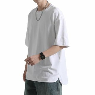 [Easykode] Tシャツ メンズ 夏服 半袖 ティーシャツ 無地 トップス(その他)