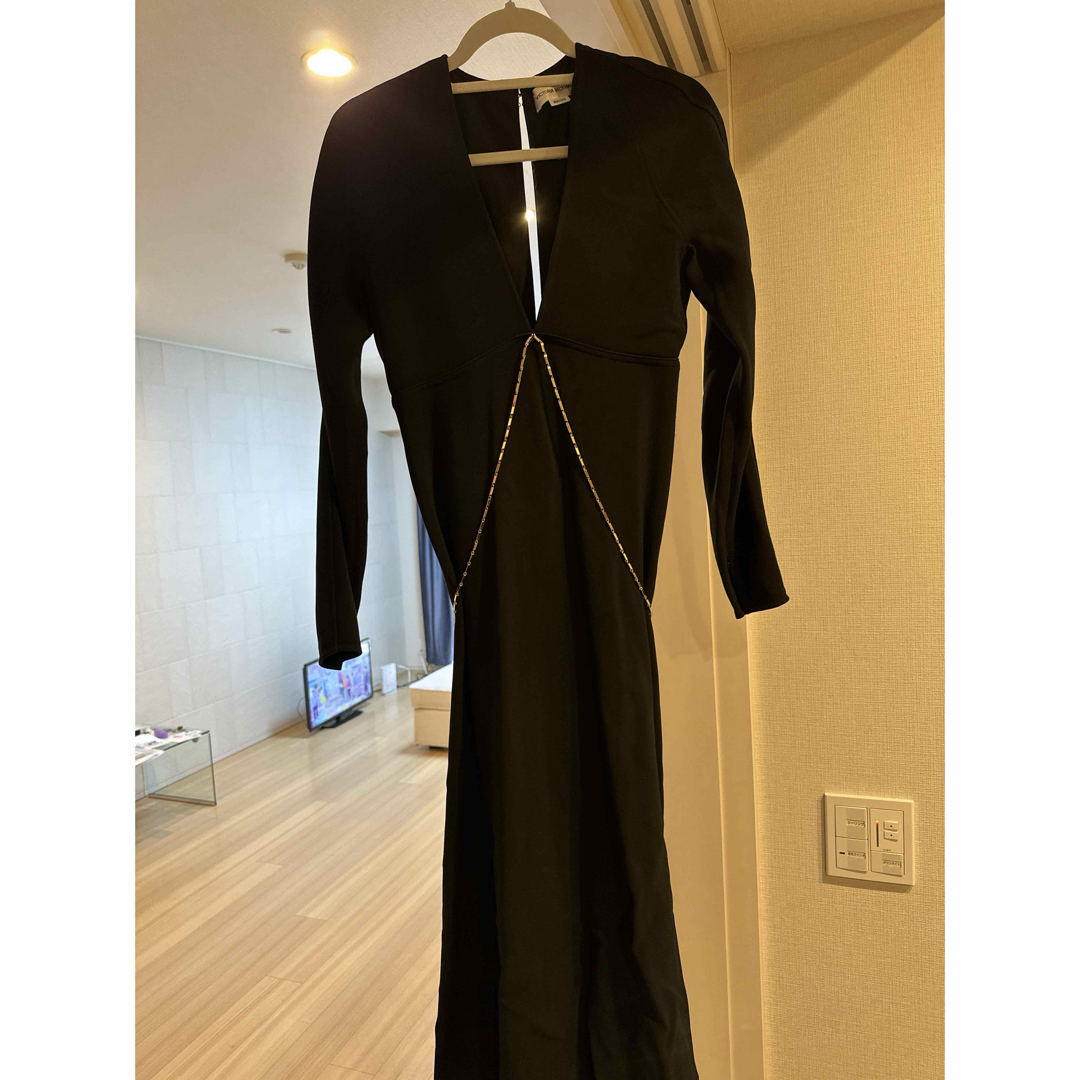 最終価格 Victoria Beckham ヴィクトリア ベッカム ワンピース Victoria Beckham - VICTORIA BECKHAM 美品 チェーンワンピース