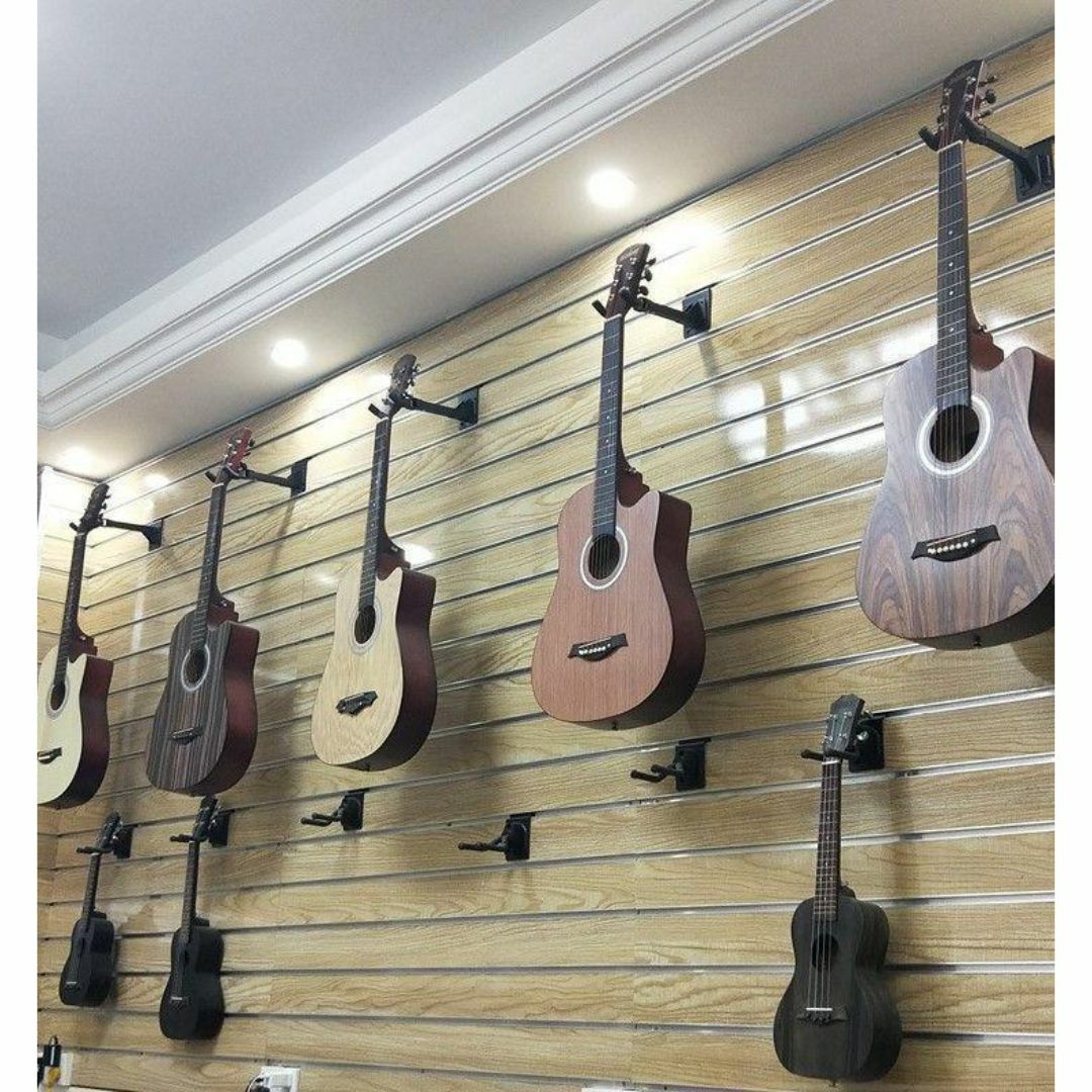4個 セット ギター ハンガー 保管 ディスプレイ スタンド アコギ エレキ 楽器のギター(その他)の商品写真