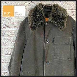 E.Z アウター　ロングコート　メンズ　レディース　[ L size ](ロングコート)