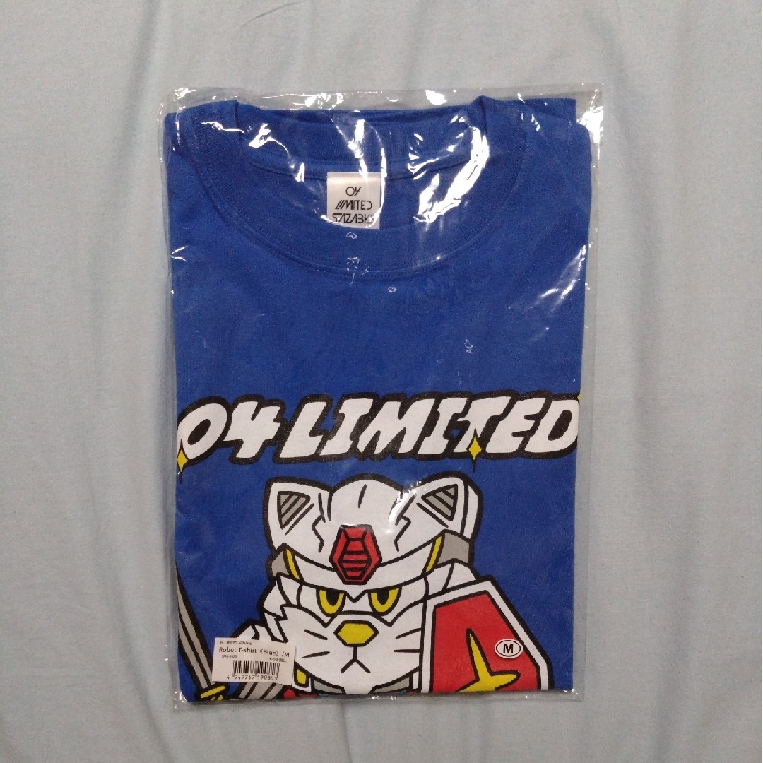 04 Limited Sazabys ロボットTシャツ(青)の通販 by かきじろう 04 Limited Sazabys ロボットTシャツ(青)の通販 by かきじろう