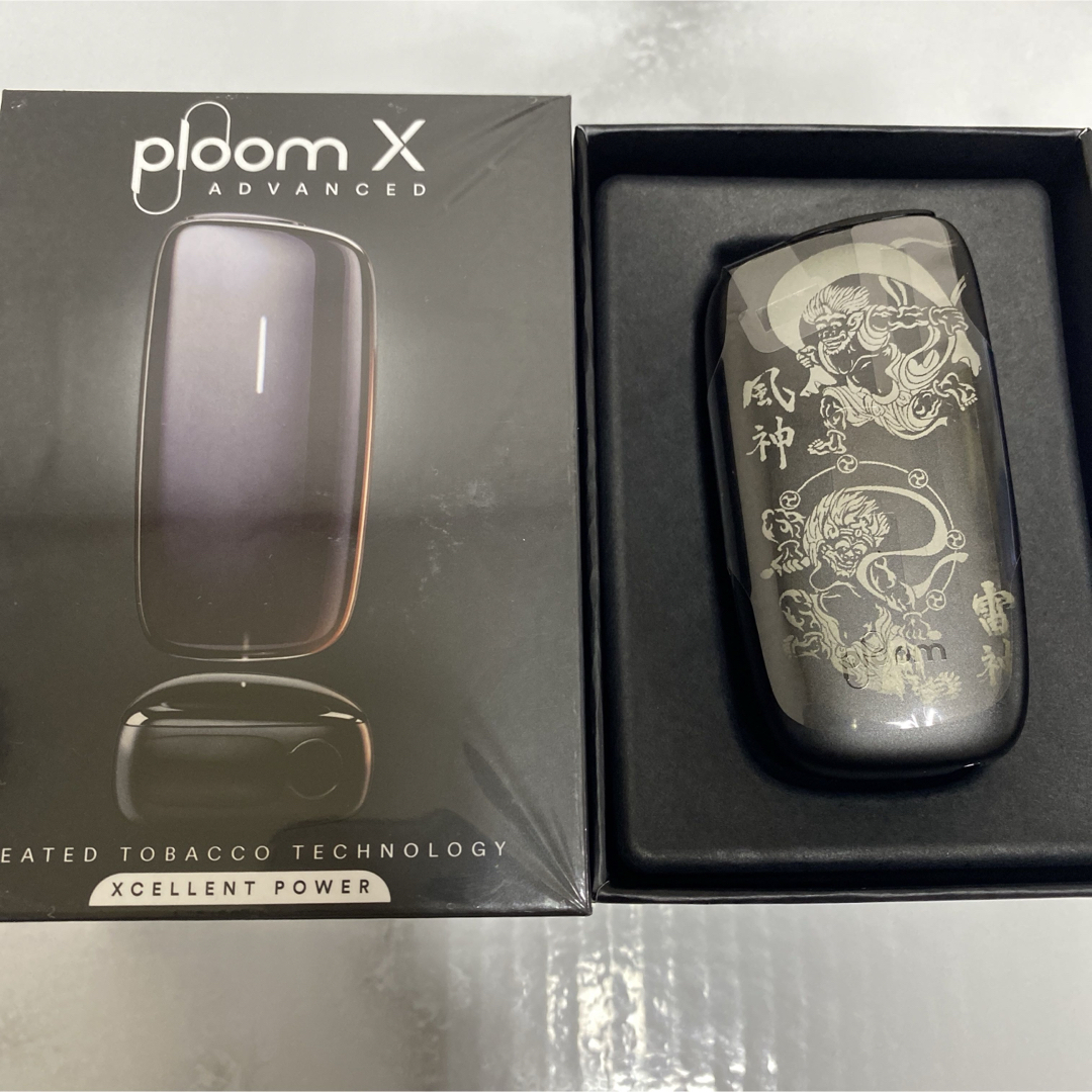 PloomTECH(プルームテック)の風神雷神 デザイン レーザー加工 プルームエックス アドバンスド Ploom X メンズのファッション小物(タバコグッズ)の商品写真