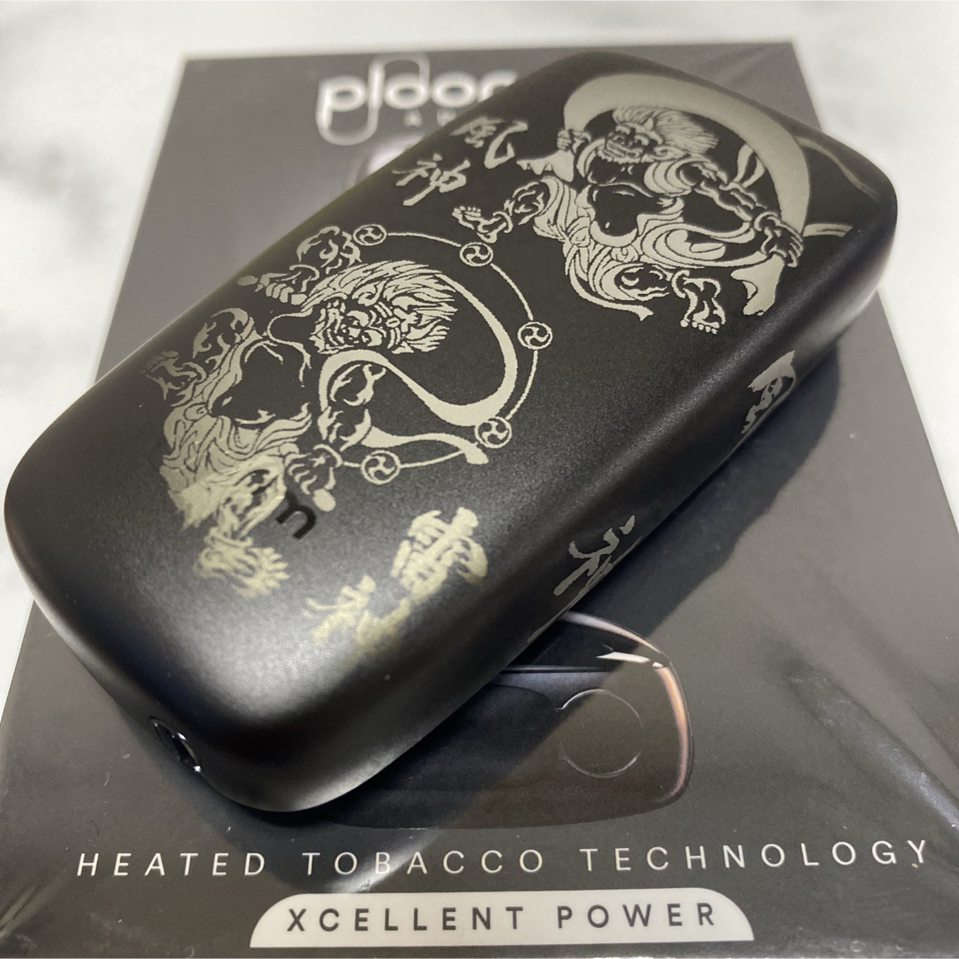 PloomTECH(プルームテック)の風神雷神 デザイン レーザー加工 プルームエックス アドバンスド Ploom X メンズのファッション小物(タバコグッズ)の商品写真