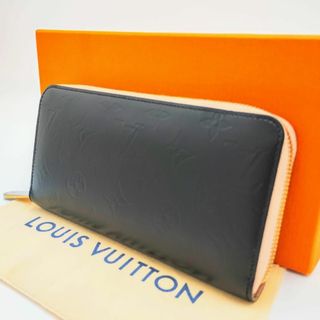 ルイヴィトン(LOUIS VUITTON)のルイヴィトン　ヴェルニ　モノグラム　長財布　ラウンドジップ　ジッピー　バイカラー(財布)