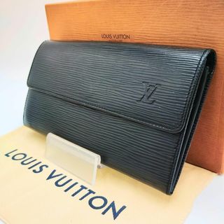 ルイヴィトン(LOUIS VUITTON)の【美品】 【希少品】 ルイヴィトン マルティエ刻印 エピ 長財布 ブラック(長財布)