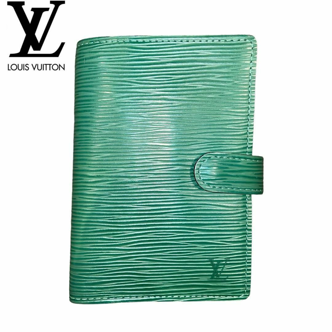 LOUIS VUITTON(ルイヴィトン)の即日発送 LOUIS VUITTON R20054 手帳 緑 エピ レザー レディースのファッション小物(その他)の商品写真