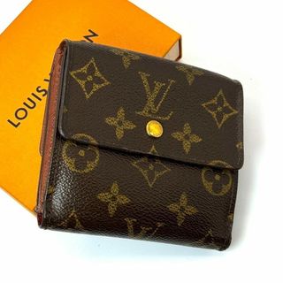 ルイヴィトン(LOUIS VUITTON)の美品 ルイヴィトン モノグラム ポルトモネ ビエ カルトクレディ 折り財布 Wホ(財布)