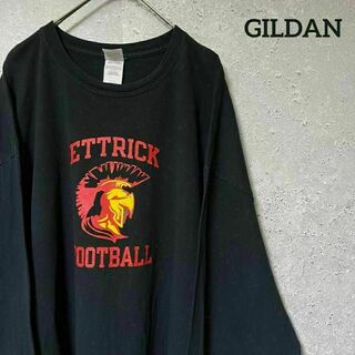 GILDAN ギルダン ロンT 長袖 ETTRICK アメフト ビッグ 2XL(Tシャツ/カットソー(七分/長袖))