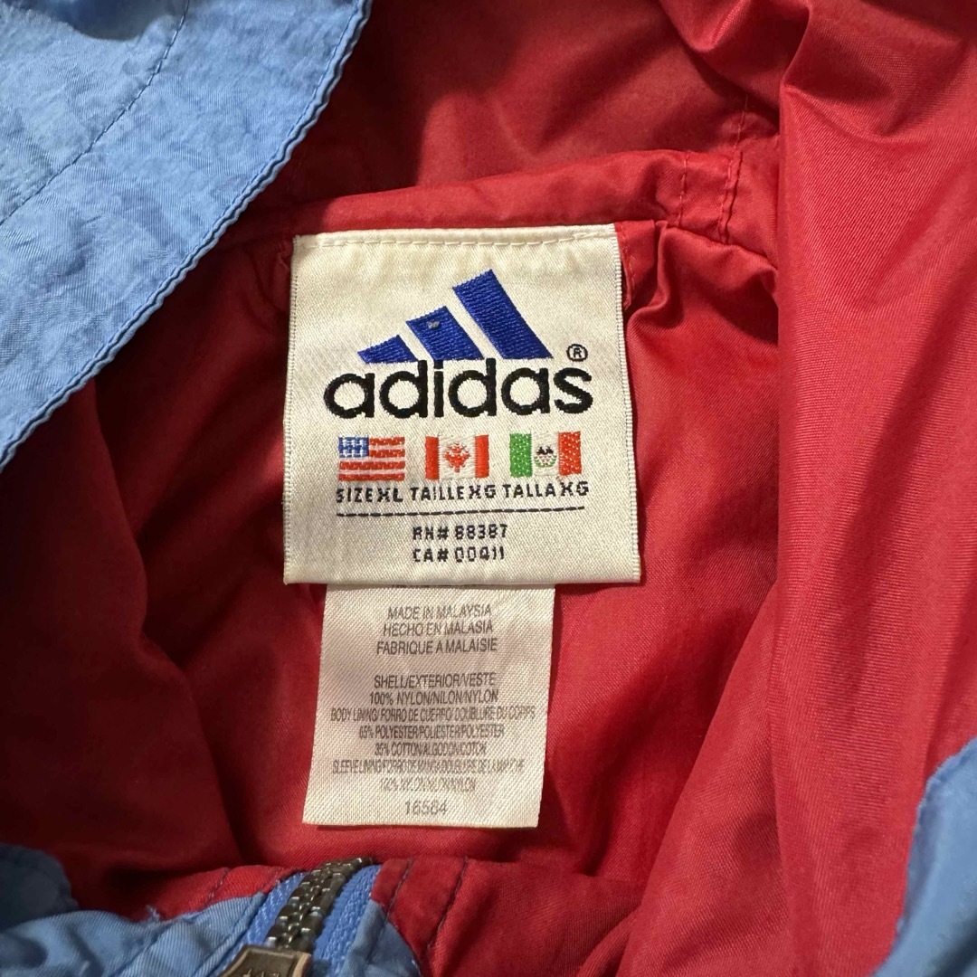 adidas(アディダス)の90s adidas Nylon Anorak メンズのジャケット/アウター(ナイロンジャケット)の商品写真