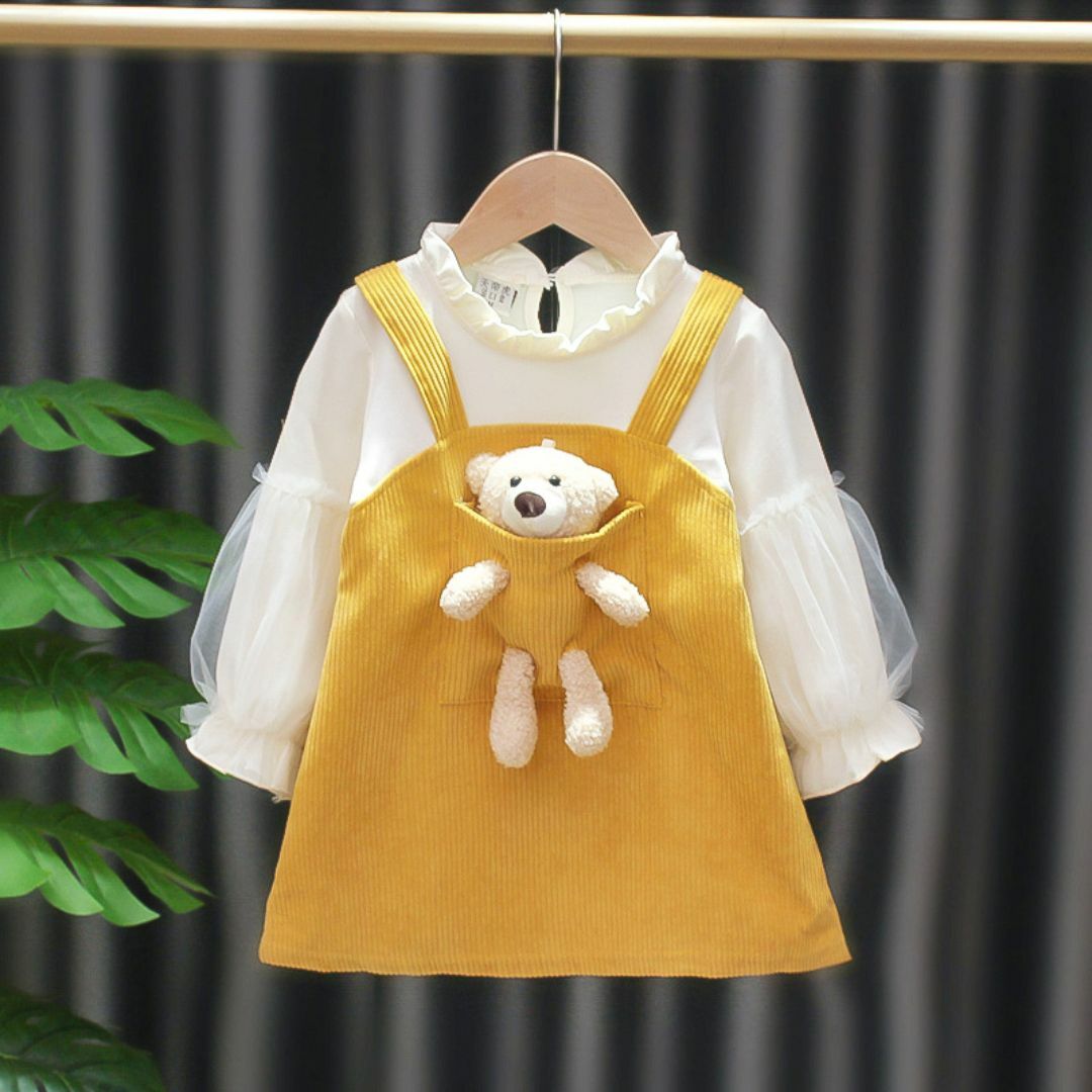 子供 ワンピース 春秋冬 130 キッズ/ベビー/マタニティのキッズ服女の子用(90cm~)(ワンピース)の商品写真