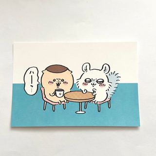 チイカワ(ちいかわ)のちいかわ飯店　ちいかわカフェ　ちいかわ　モモンガ　くりまんじゅう　ポストカード(キャラクターグッズ)