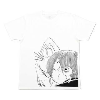 グラニフ(Design Tshirts Store graniph)の新品！グラニフ ゲゲゲの鬼太郎 目玉おやじ ねずみ男 Tシャツ メンズ Lサイズ(Tシャツ/カットソー(半袖/袖なし))