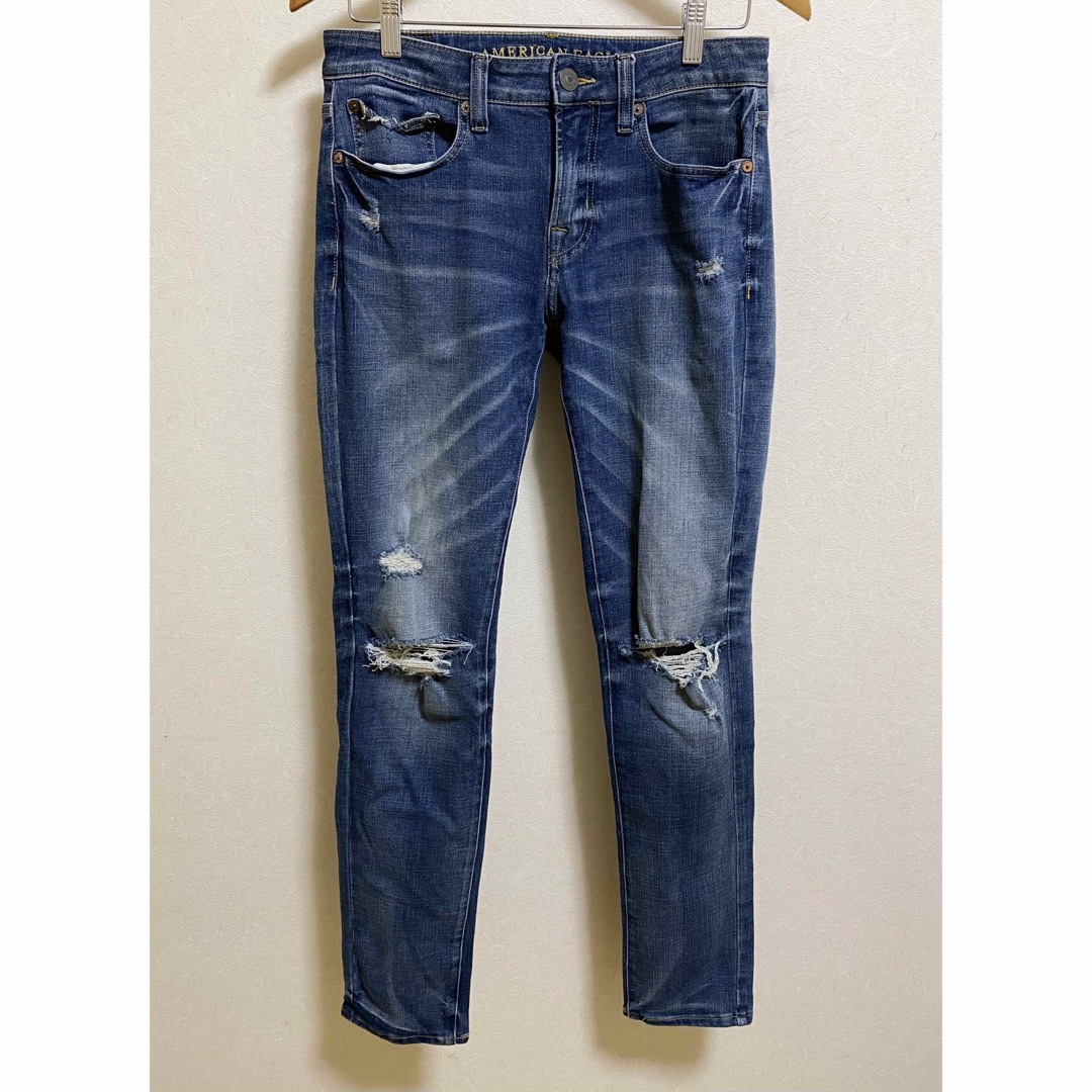 American Eagle(アメリカンイーグル)のアメリカンイーグル／スキニーデニム／W30×L32／ストレッチあり メンズのパンツ(デニム/ジーンズ)の商品写真