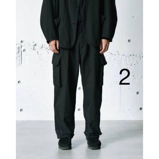 【COMOLI】22SS ブラック6ポケットパンツ 2