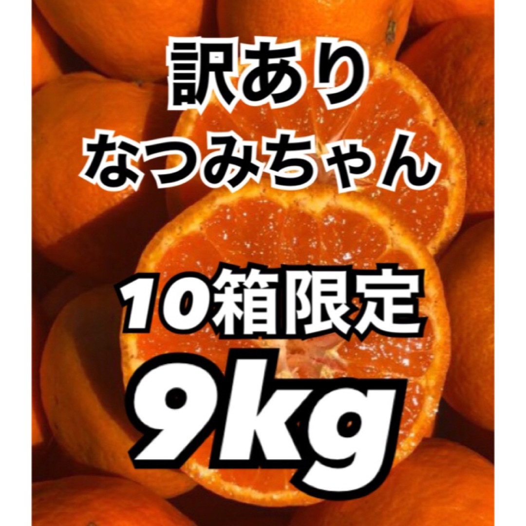 愛媛県産みかん 訳あり なつみ 箱込9kg 柑橘 ミカン 果物 食品/飲料/酒の食品(フルーツ)の商品写真