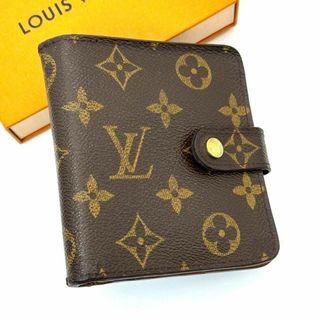 ルイヴィトン(LOUIS VUITTON)の良品 ルイヴィトン モノグラム コンパクトジップ 折り財布 ラウンドファスナー(財布)